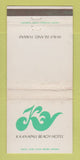 Matchbook Cover - Kaanapali Beach Hotel Maui Hawaii WEAR 30 Strike