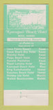 Matchbook Cover - Kaanapali Beach Hotel Maui Hawaii WEAR 30 Strike