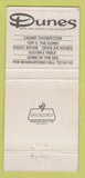 Matchbook Cover - Dunes Casino Las Vegas NV WEAR 30 Strike
