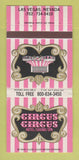 Matchbook Cover - Circus Circus Casino Hotel Las Vegas NV 30 Strike