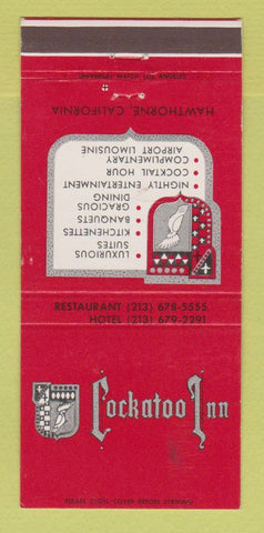 Matchbook Cover - Cockatoo Inn Hawthorne CA WEAR 30 Strike
