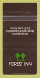 Matchbook Cover - Forest Inn South Lake Tahoe CA 30 Strike