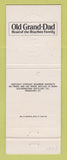 Matchbook Cover - Old Grand Dad Whiskey WEAR
