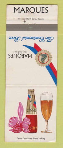 Matchbook Cover - Marques Beer Oklahoma City OK WEAR