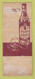 Matchbook Cover - Dujardin Imperial Liquor Germany SAMPLE WORN BACK