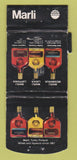 Matchbook Cover - Marli Liquor Findland Wines  WORN