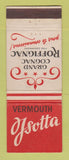 Matchbook Cover - Grand Cognac Champagne Liquor Vermouth WEAR