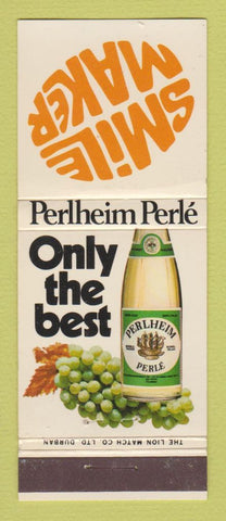 Matchbook Cover - Perlheim Perle Wines South Africa
