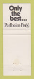 Matchbook Cover - Perlheim Perle Wines South Africa