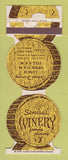 Matchbook Cover - Senese's Winery Restaurant Oaklawn IL