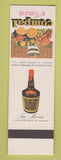 Matchbook Cover - Tia Maria Liquor Jamaica Compal Lisboa Lisbon