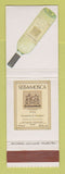 Matchbook Cover - Sella Mosca Wine? Italian Liquor