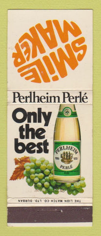 Matchbook Cover - Perlheim Perle Wines South Africa WEAR