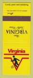 Matchbook Cover - Virginia Table Wine South Africa Soccer