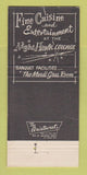 Matchbook Cover - La Place Beachwood OH Inner Circle 30 Strike