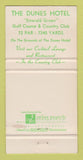 Matchbook Cover - Dunes Hotel Casino Las Vegas NV 30 Strike