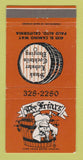 Matchbook Cover - The Friars Palo Alto CA restaurant 30 Strike