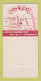 Matchbook Cover - The Friars Palo Alto CA restaurant 30 Strike