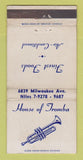 Matchbook Cover - House of Tromba Chicago? IL WORN 30 Strike