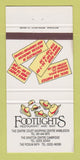 Matchbook Cover Footlights Restaurant Bar UK Cambridge Bath Wimbledon 30 Strike