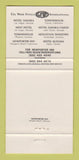 Matchbook Cover - Del Webb's Newporter Inn Newport Beach CA 30 Strike