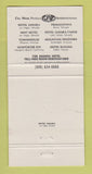 Matchbook Cover - Del Webb's Sahara Casino Hotel Las Vegas NV 30 Strike