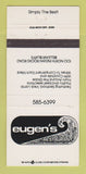 Matchbook Cover - Eugen's Restaurant Belleair Bluffs FL 30 Strike
