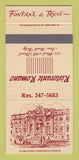 Matchbook Cover - Ristorante Romano New York City 30 Strike