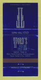 Matchbook Cover - Ford's Supper Club New York City 30 Strike
