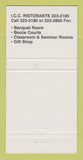Matchbook Cover - Festa Italiana Chicago IL Italian Community Center 30 Strike