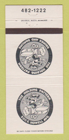 Matchbook Cover - Holding Pattern Restaurant Milwaukee WI 30 Strike