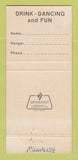 Matchbook Cover - Holding Pattern Restaurant Milwaukee WI 30 Strike