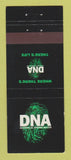 Matchbook Cover - DNA Alcoholic Spring Water liquor