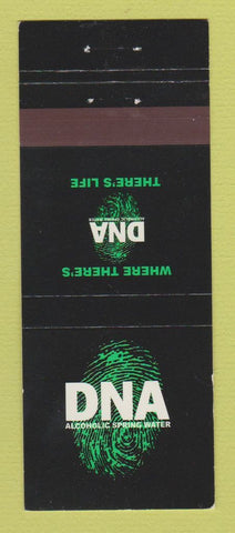 Matchbook Cover - DNA Alcoholic Spring Water liquor