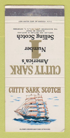 Matchbook Cover - Cutty Sark Liquor Whiskey WEAR 30 Strike