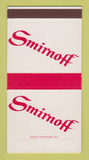 Matchbox - Smirnoff Vodka Liquor Norway