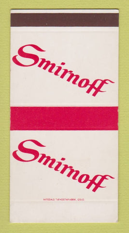 Matchbox - Smirnoff Vodka Liquor Norway