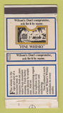 Matchbox - Wilson's Whiskey New Zealand