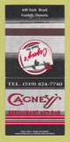 Matchbook Cover - Cagney's Restaurant Bar Guelph ON 30 Strike