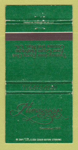 Matchbook Cover - Hemingways Restaurant Corona Del Mar CA WEAR 30 Strike