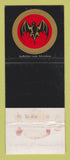 Matchbook Cover - Bacardi Black Rum Germany