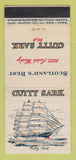 Matchbook Cover - Cutty Sark Whiskey Liquor WORN 21 Strike Feature