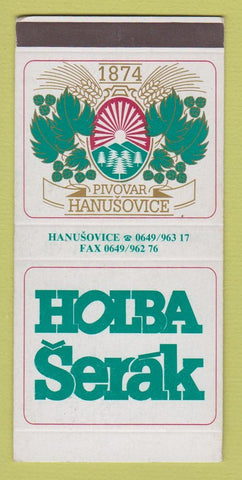 Matchbox - Holba Serak Liquor Czech Beer