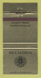 Matchbook Cover - Paul Masson Vineyards Wine Saratoga CA 30 Strike