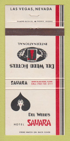 Matchbook Cover - Sahara Tahoe Hotel Casino Las Vegas NV 30 Strike