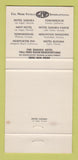 Matchbook Cover - Sahara Tahoe Hotel Casino Las Vegas NV 30 Strike
