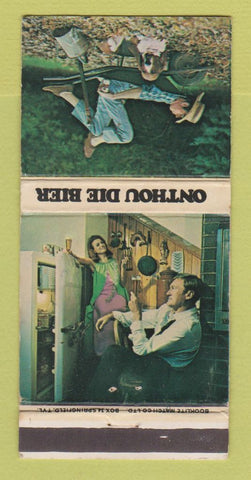 Matchbook Cover - Onthou Die Bier Beer Castle Lion South Africa WORN 30 Strike