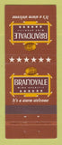 Matchbook Cover - Brandyale Wine Aperitif Liquor South Africa