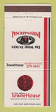 Matchbook Cover - Del Webb's Towne House Phoenix AZ 30 Strike