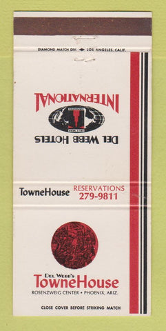 Matchbook Cover - Del Webb's Towne House Phoenix AZ 30 Strike